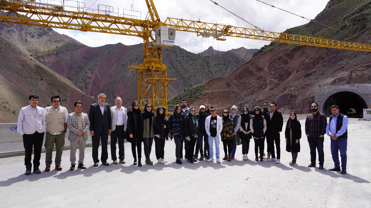The visit of students of the faculty of civil engineering