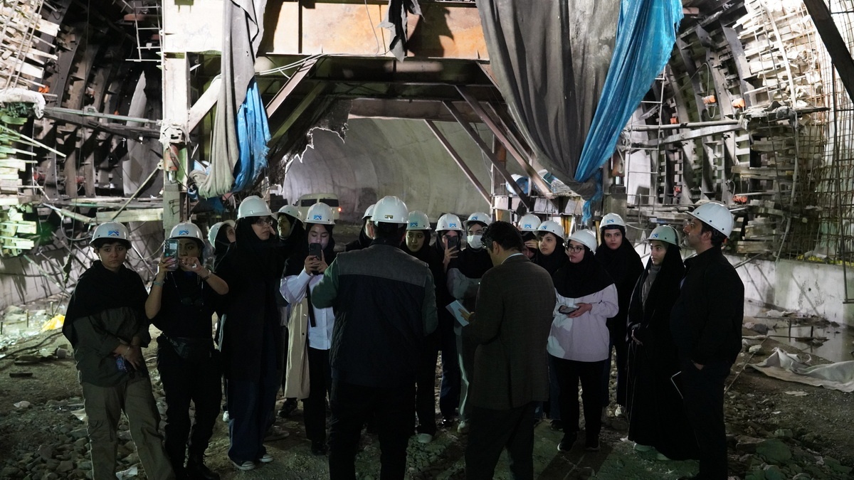 The visit of the students of faculty of civil Engineering