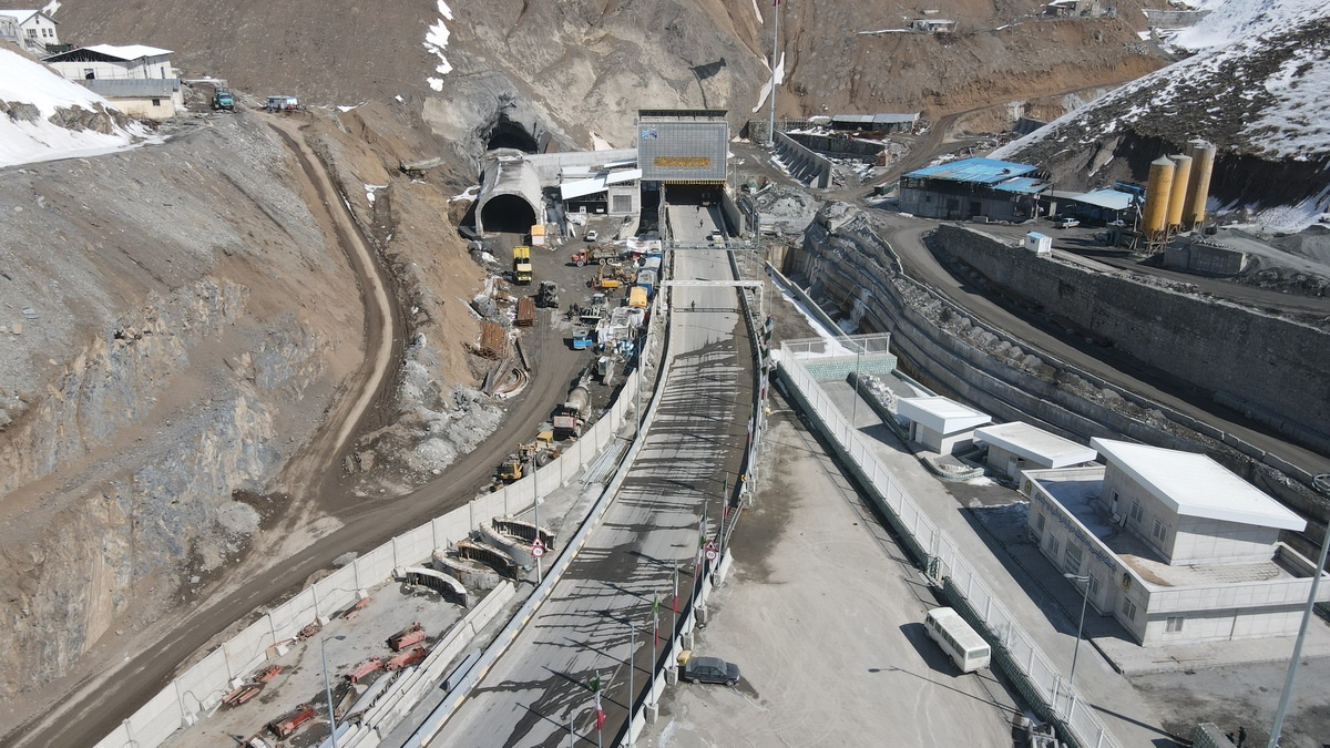 West Lane of Alborz tunnel on 13/04/2024