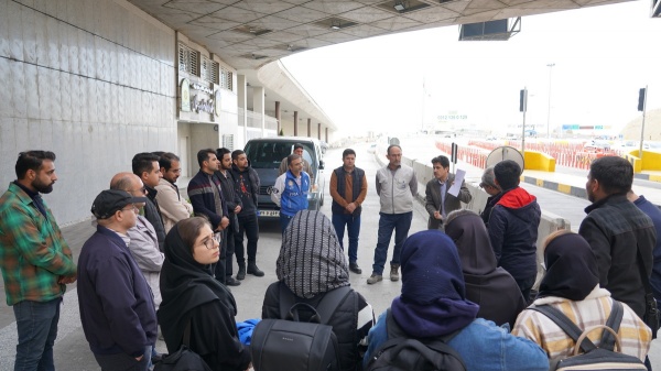 The visit of the students of faculty of civil Engineering