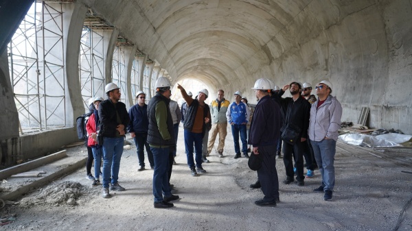 The visit of the students of faculty of civil Engineering
