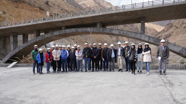 The visit of the students of faculty of civil Engineering