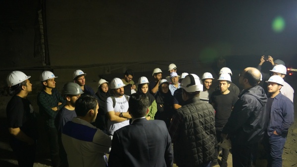 The visit of the students of faculty of civil & enviromental engineering