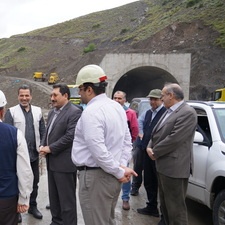 Visit of the Economic Deputy of Mostazafan Fundations of Tehran-Shomal freeway on 21/05/2023