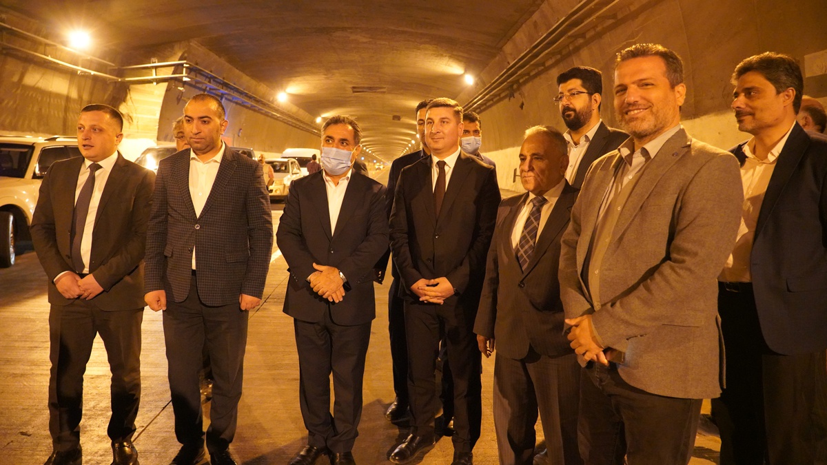 بازدید وزیر راه و هیات همراه کشور جمهوری ارمنستان