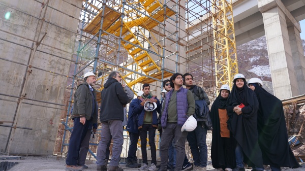 بازدید دانشجویان دانشکده مهندسی عمران